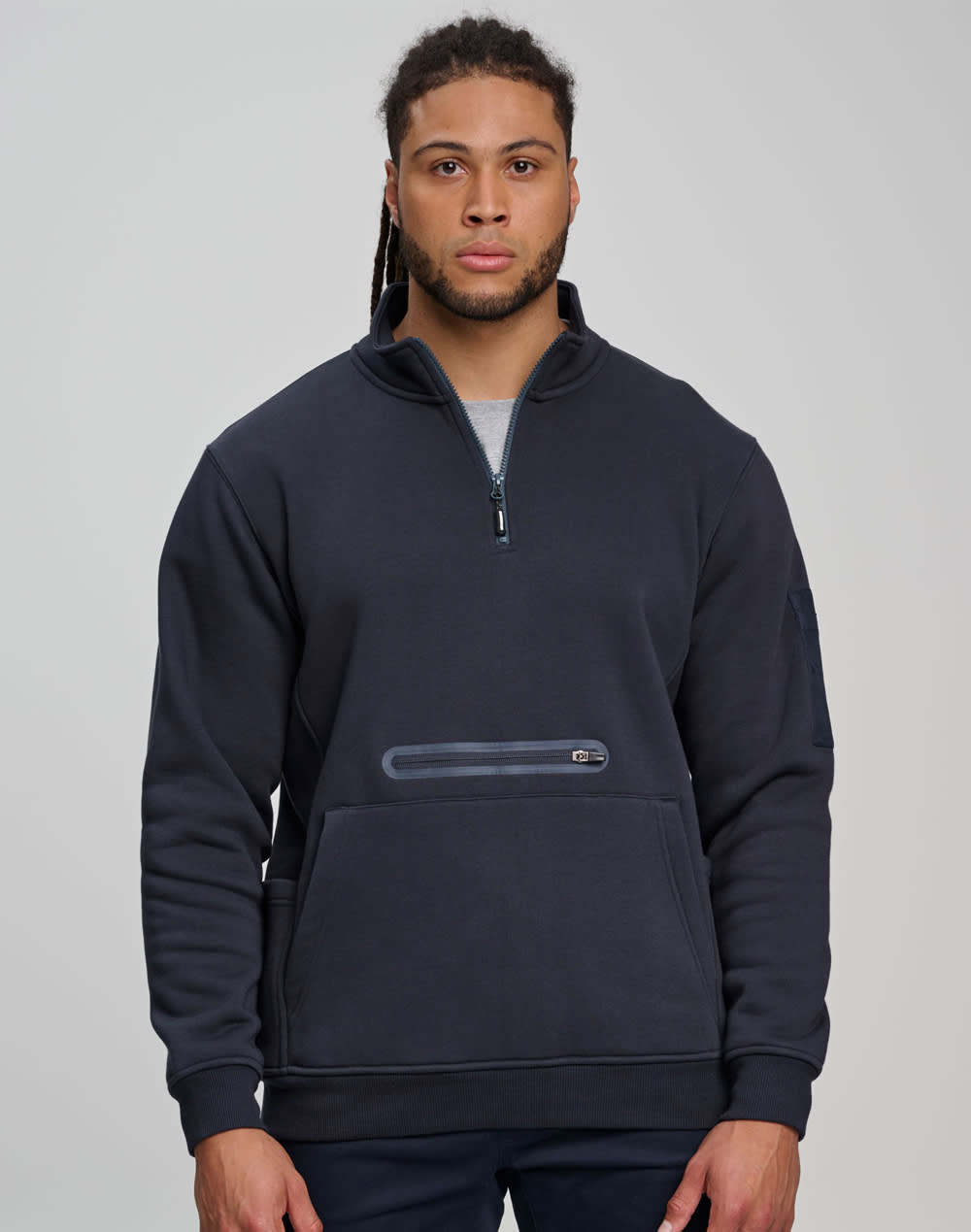 Unisex Premium Fleece Half Zip Work Sweat SH-FL15