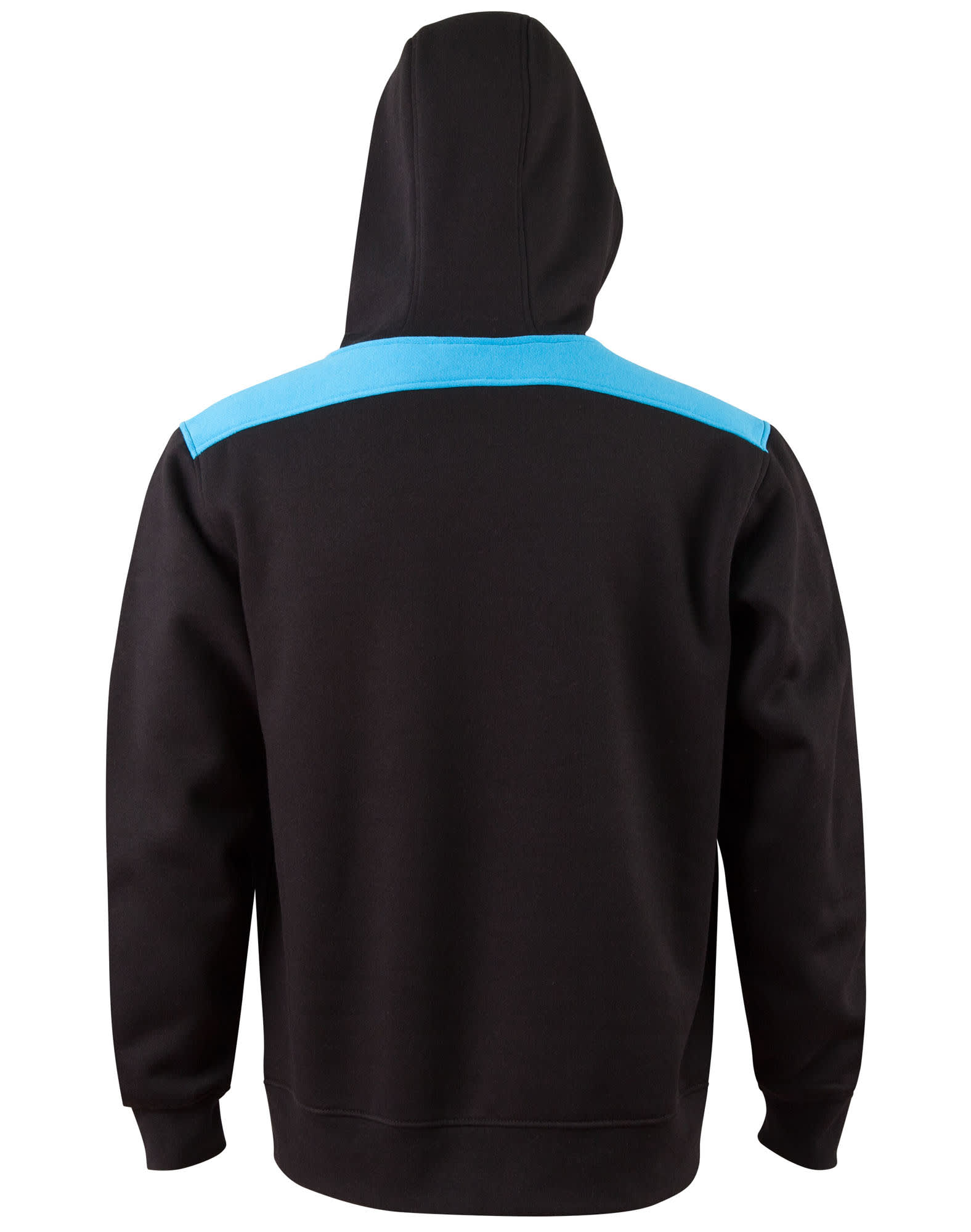 Adults Close Front Contrast Fleece Hoodie FL19 | 