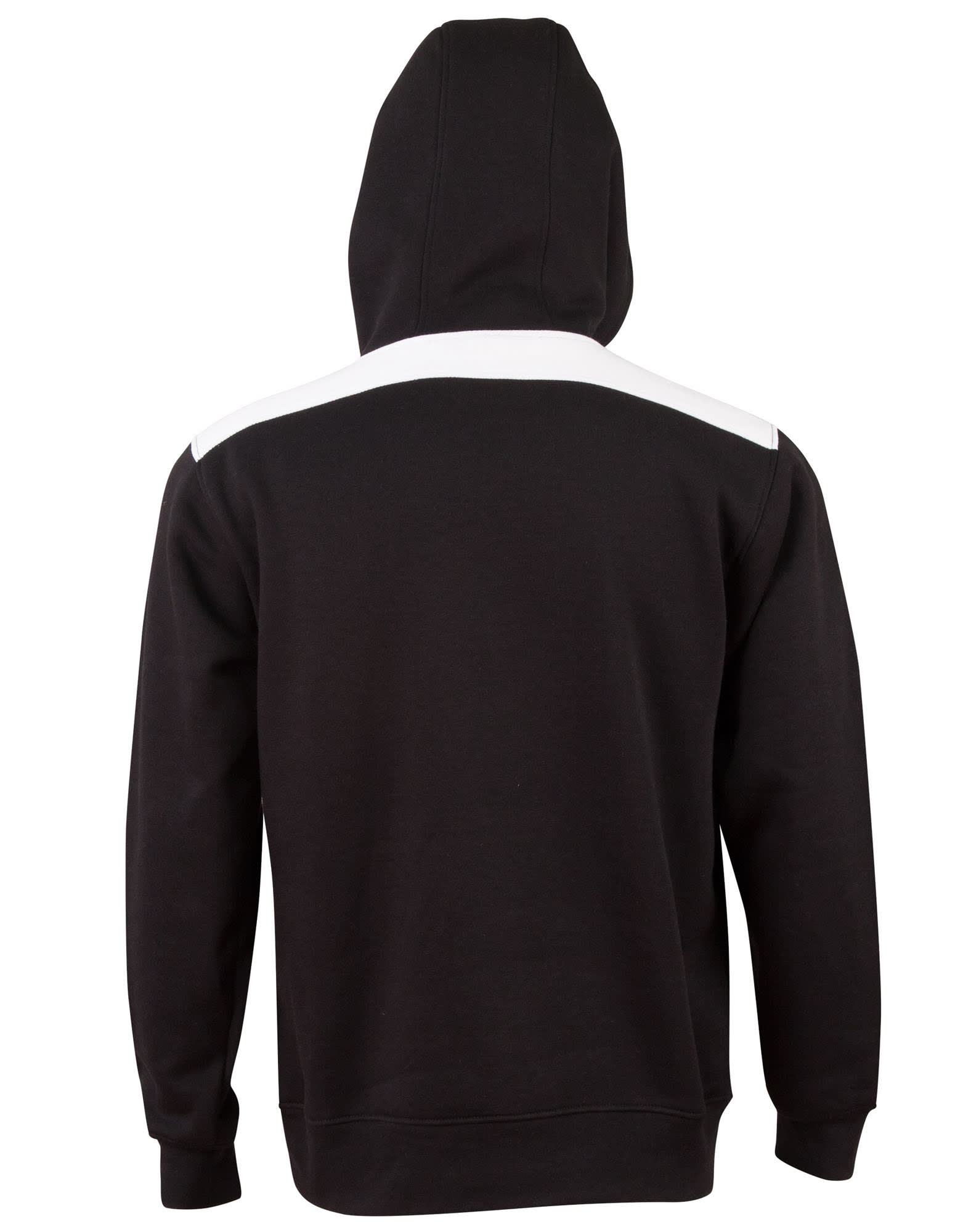 Adults Close Front Contrast Fleece Hoodie FL19 | 