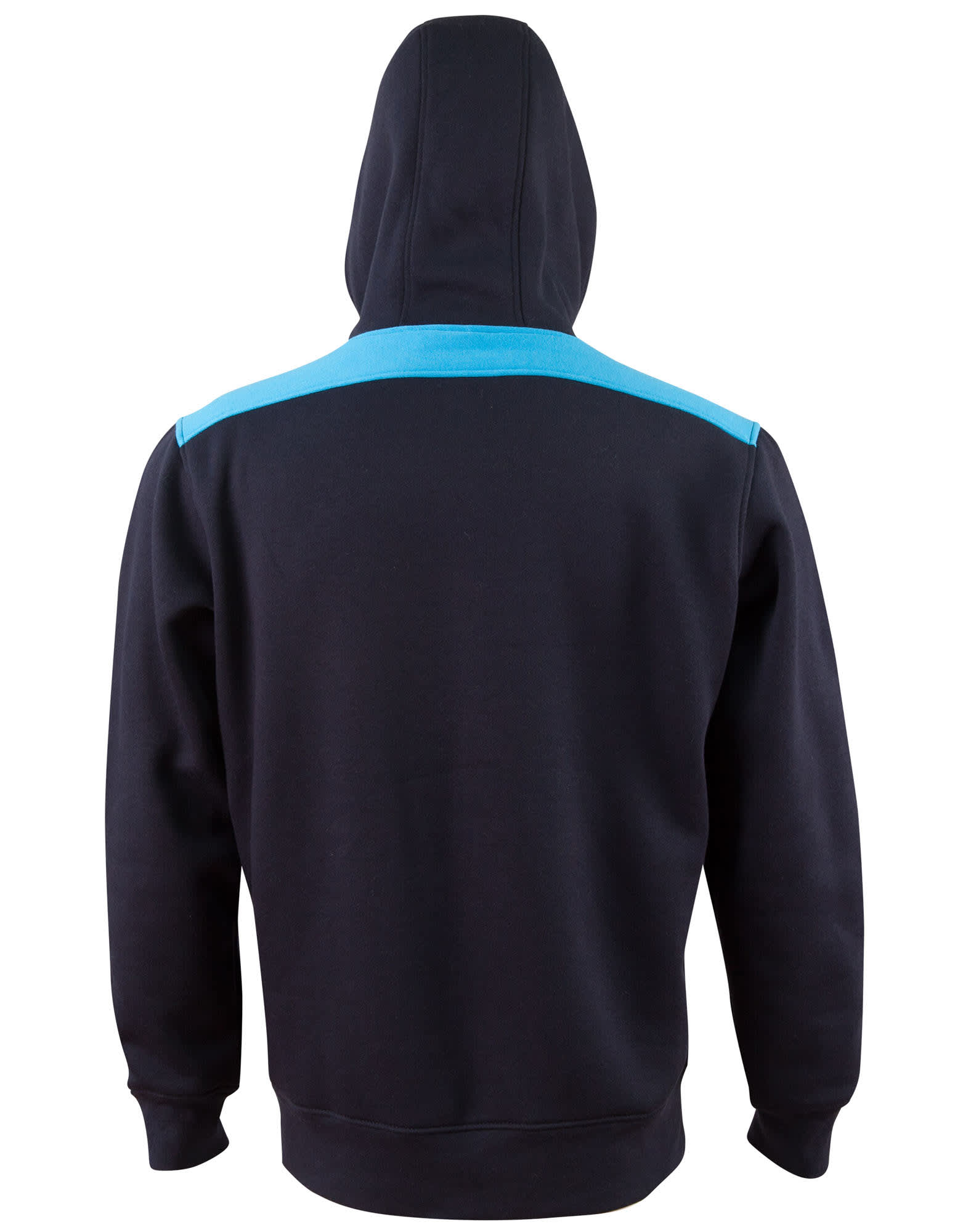 Adults Close Front Contrast Fleece Hoodie FL19 | 