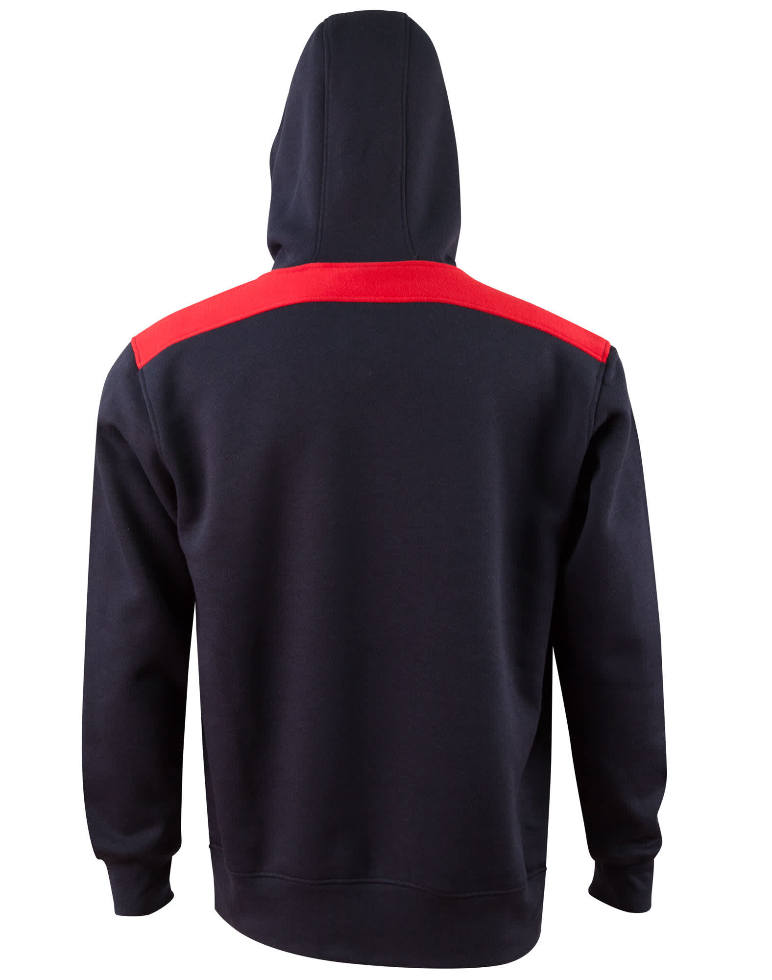 Adults Close Front Contrast Fleece Hoodie FL19 | 