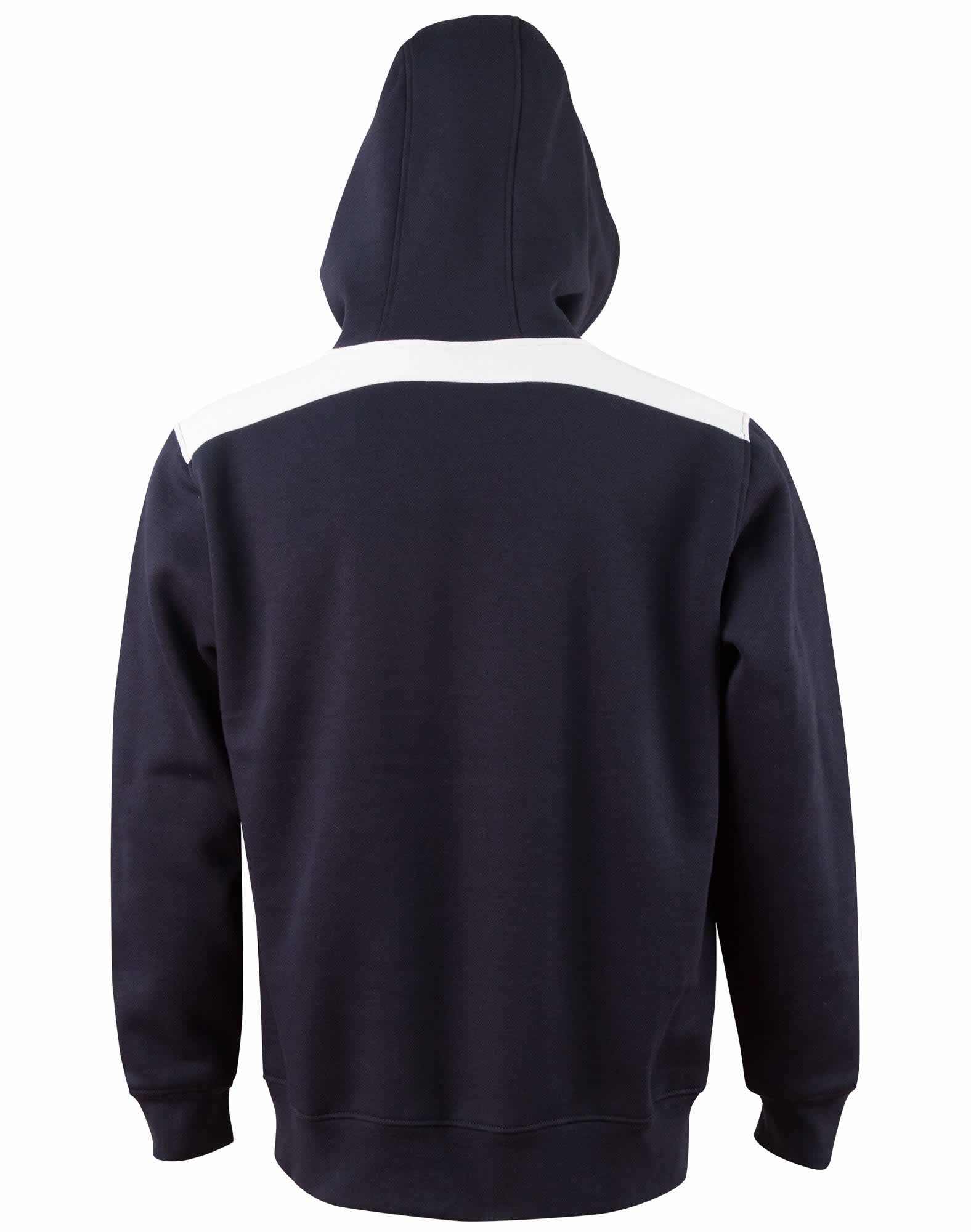 Adults Close Front Contrast Fleece Hoodie FL19 | 