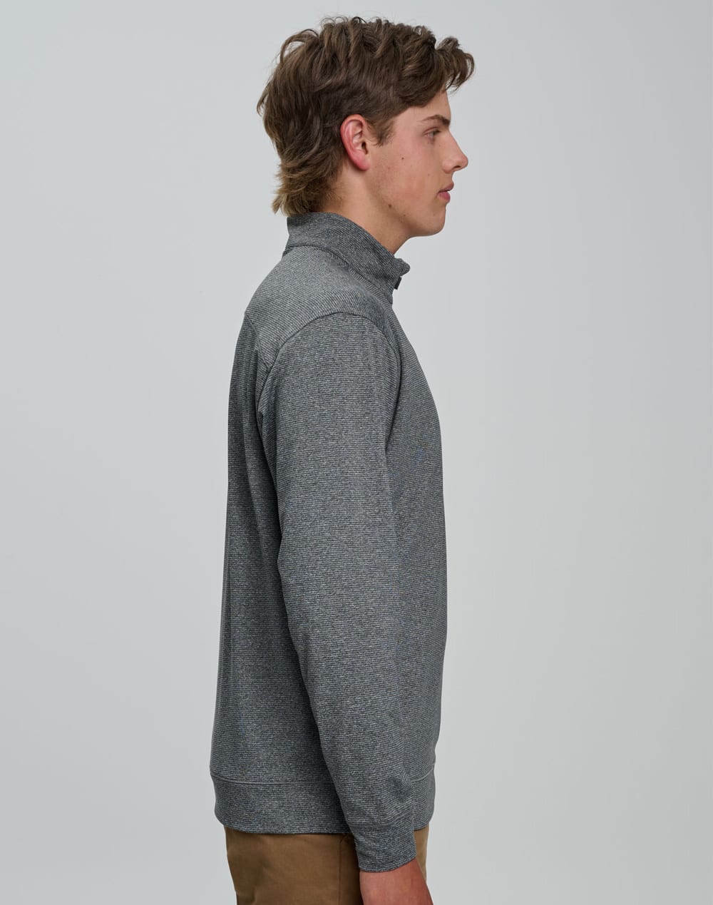 Men's Half Zip L/S Sweat Top SH-FL25
