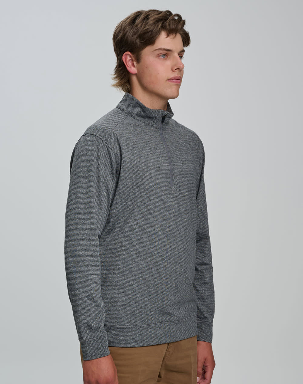 Men's Half Zip L/S Sweat Top SH-FL25
