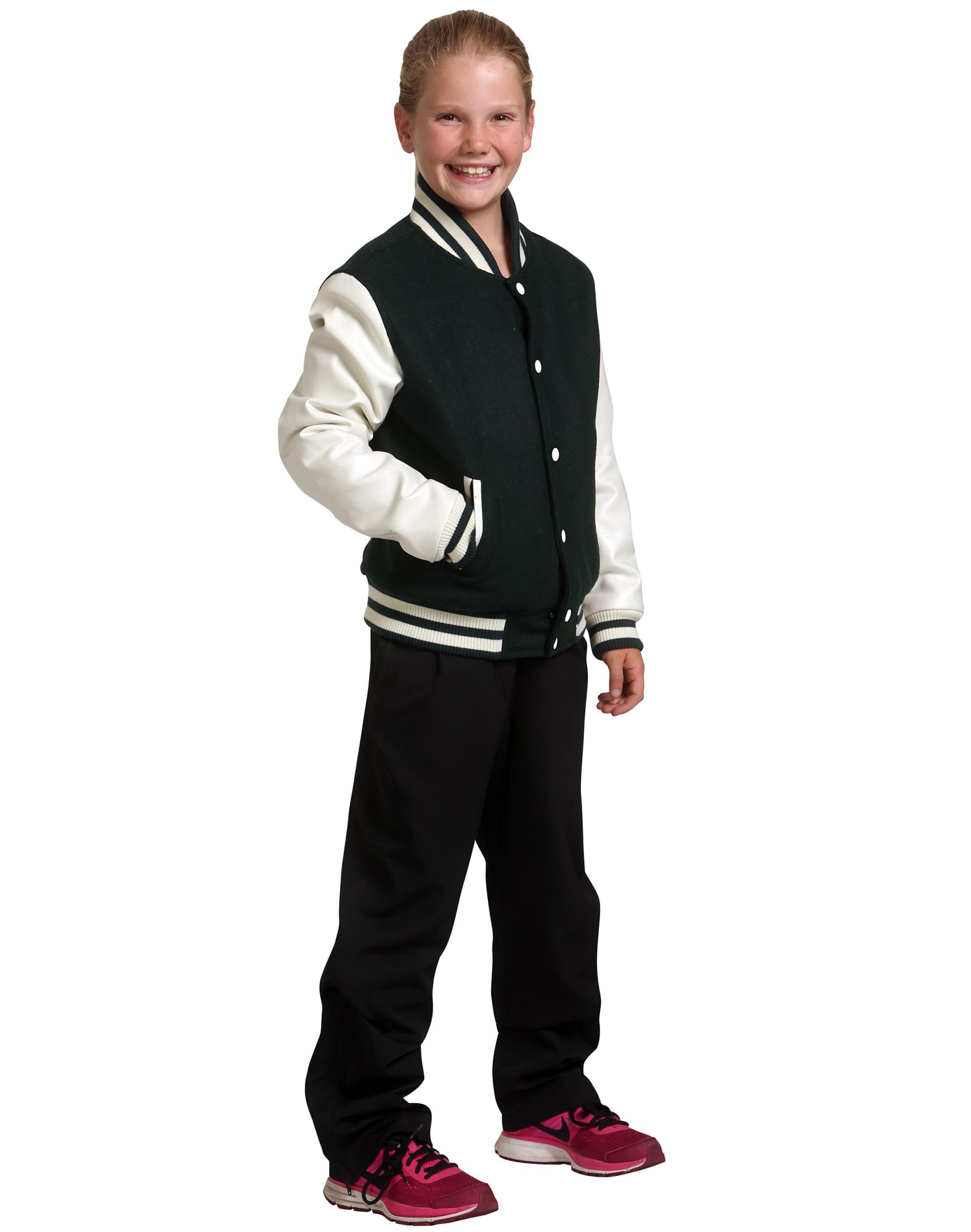 Kid's Wool Blend Varsity Jacket SH-JK11K