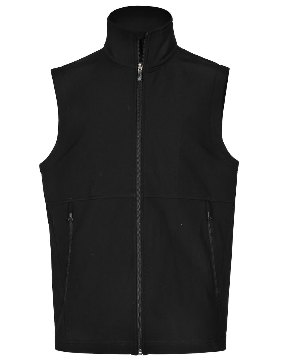 Mens SoftshellTM Hi-tech Vest JK25 | Black