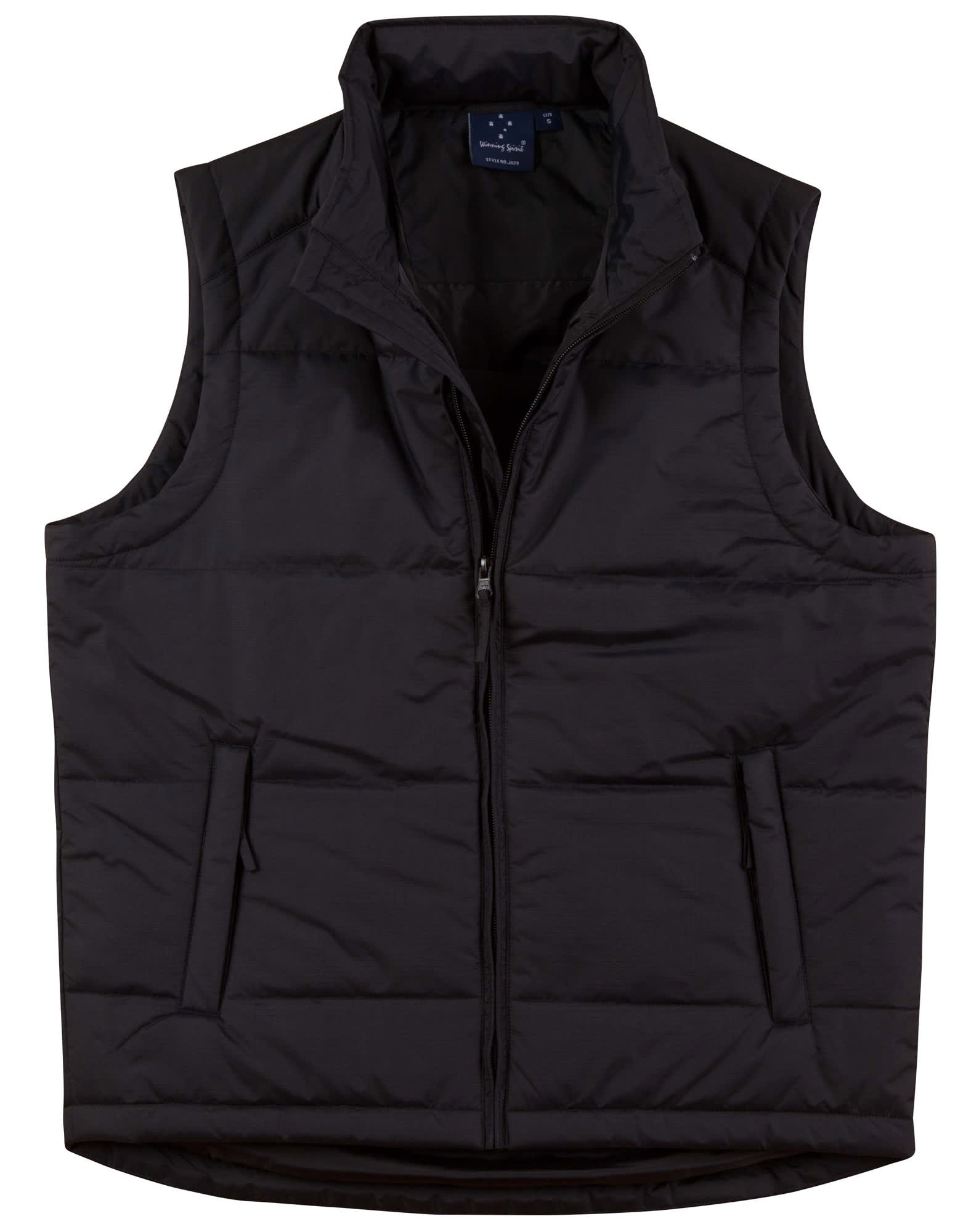 Mens Nylon Rip-stop Padded Vest JK29 | Black