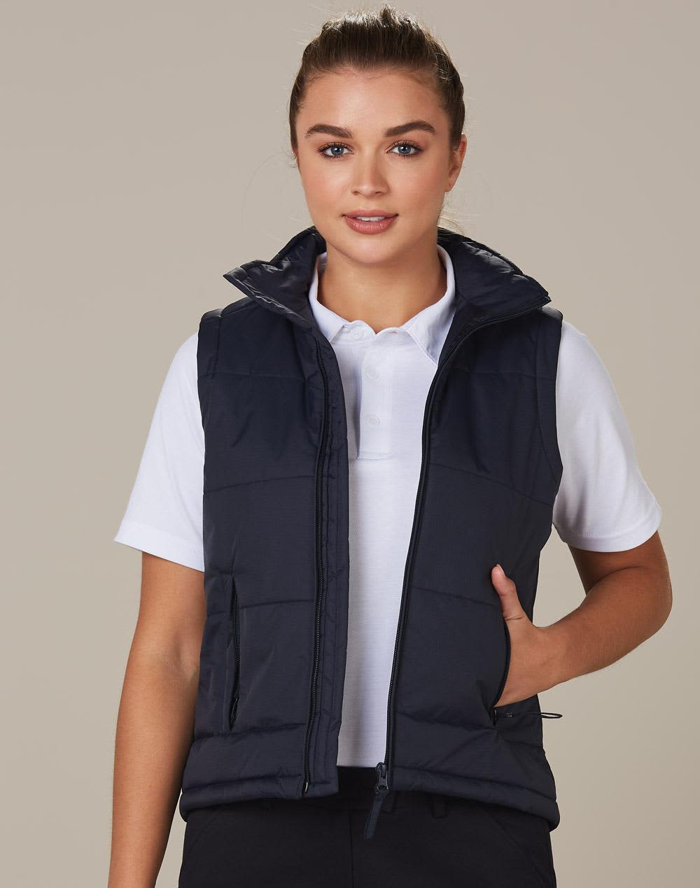 Ladies Nylon Ripstop Padded Vest JK30