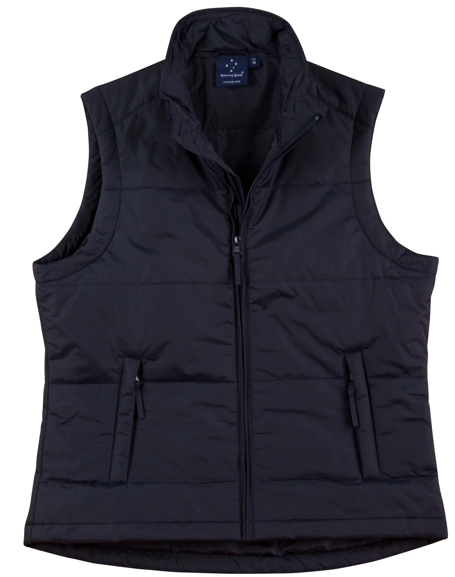 Ladies Nylon Ripstop Padded Vest JK30 | Navy