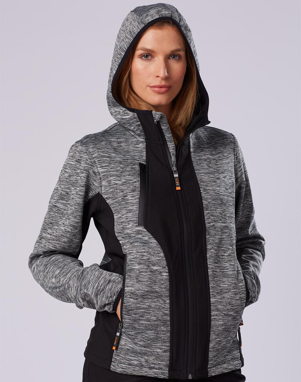 Unisex Laminated Functional Knit Hoodie JK49 | 