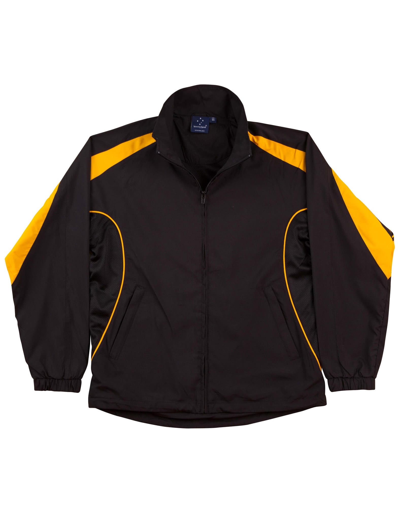 Kids Legend Warm Up Jacket JK53K | Black/Gold