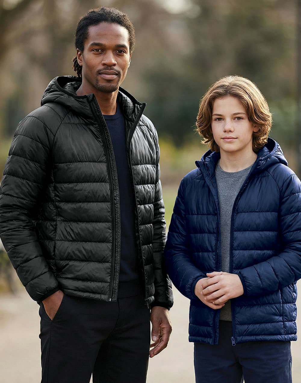 Adult's Sustainable Lightweight Hooded Puffer Jacket SH-JK67