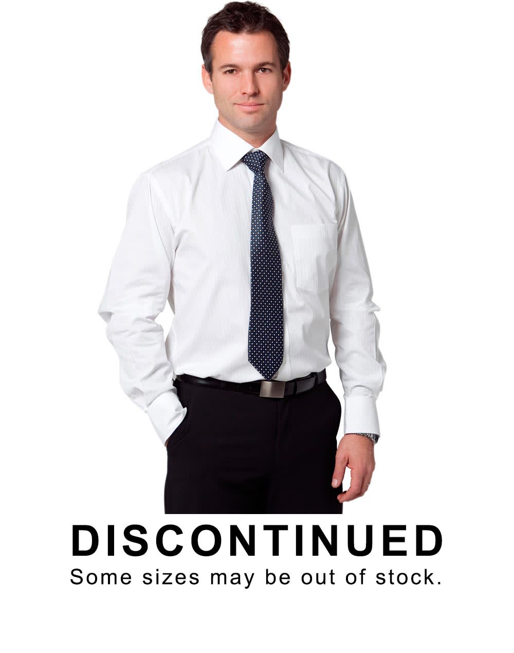 Men's Self Stripe Long Sleeve Shirt promotional product