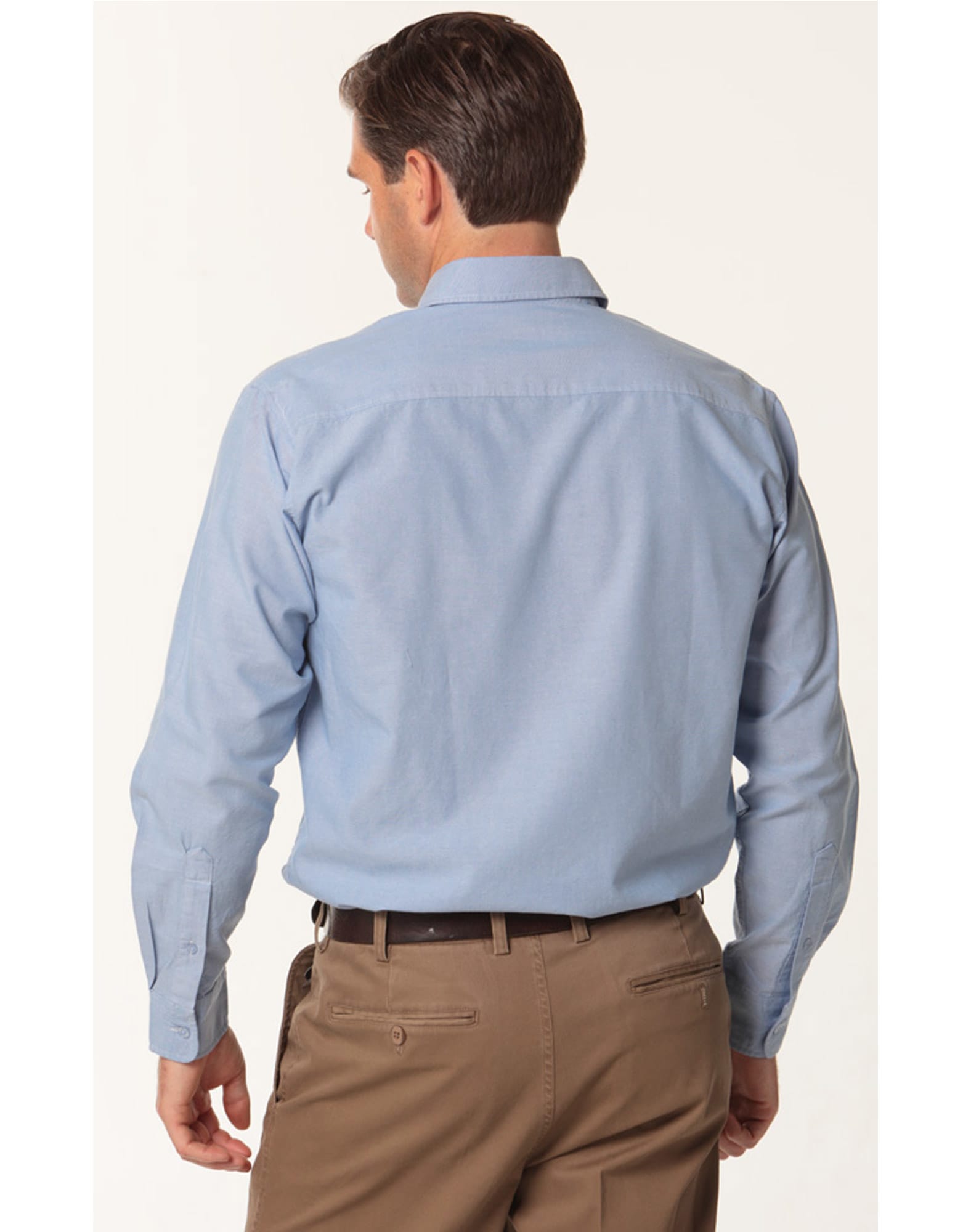Men's Washed Oxford Long Sleeve Shirt SH-M7902