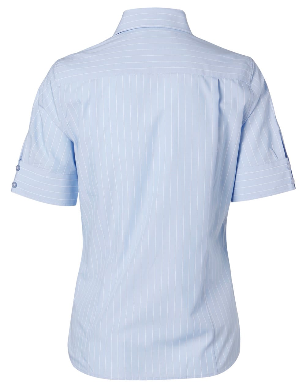 Women's Pin Stripe Short Sleeve Shirt SH-M8224