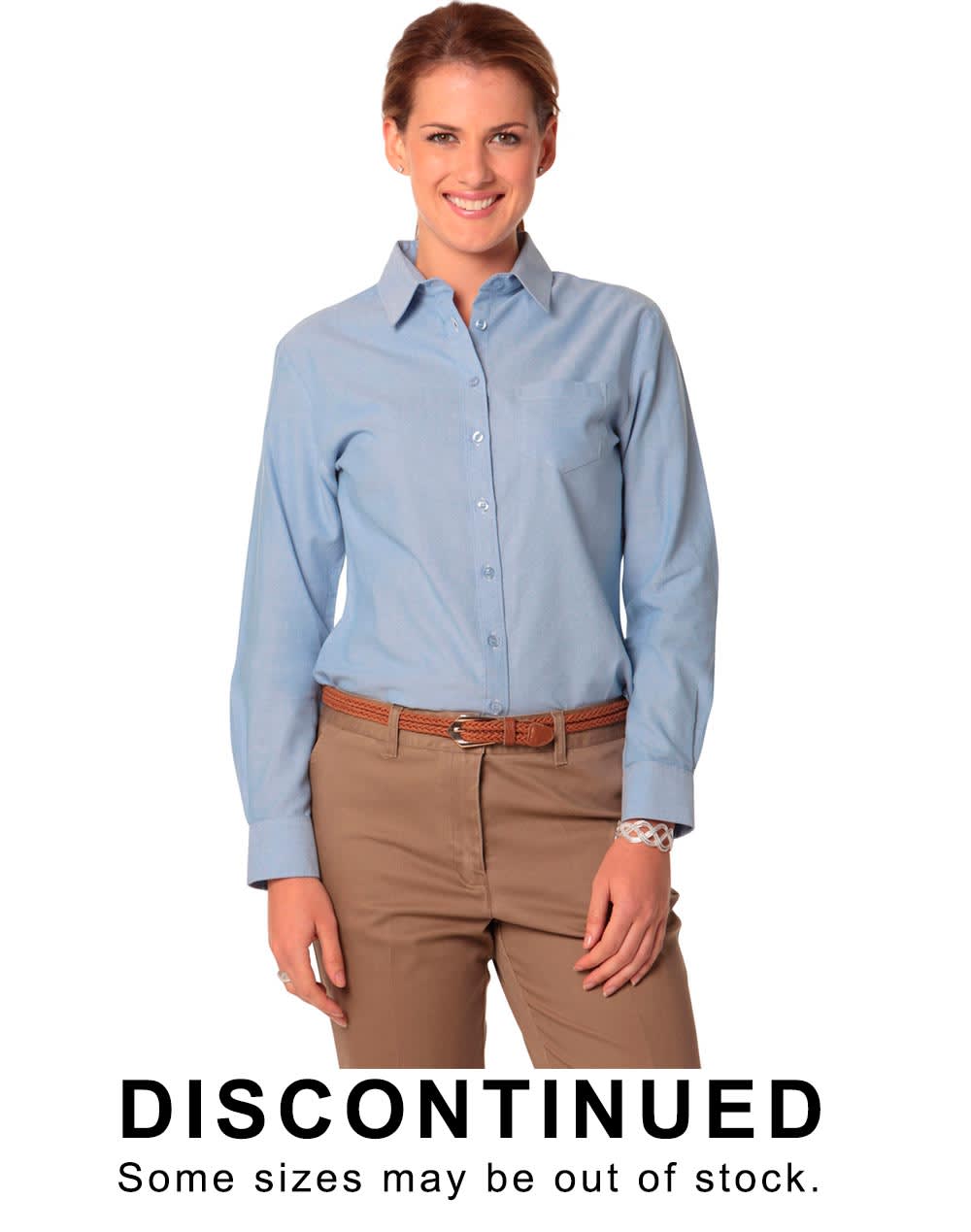 Women’s Washed Oxford Long Sleeve Shirt