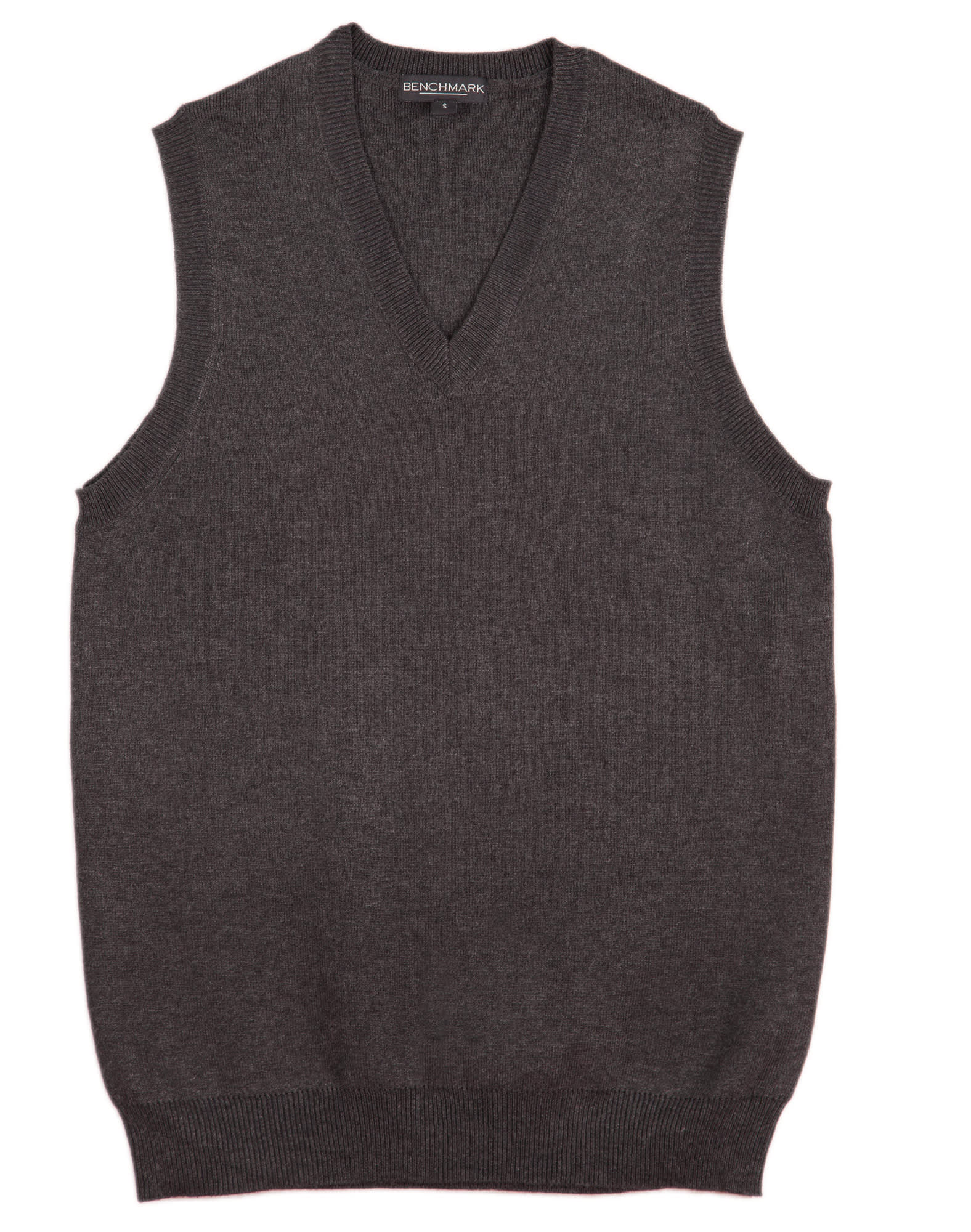 Ladies V-Neck Vest M9601 | Charcoal