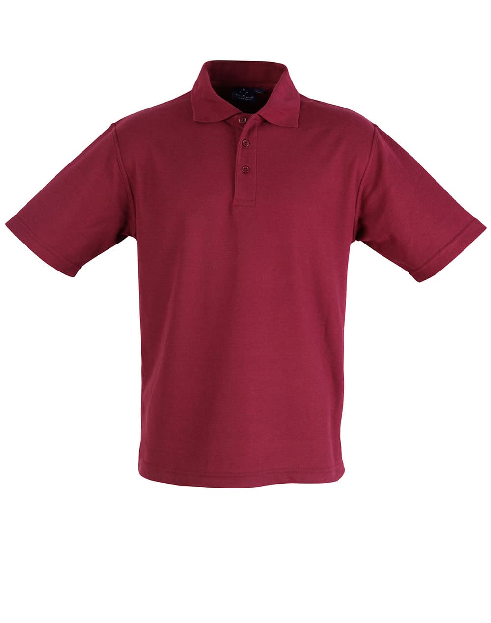 Kids Poly/Cotton Pique Knit Short Sleeve Polo (Unisex) PS11K | Maroon