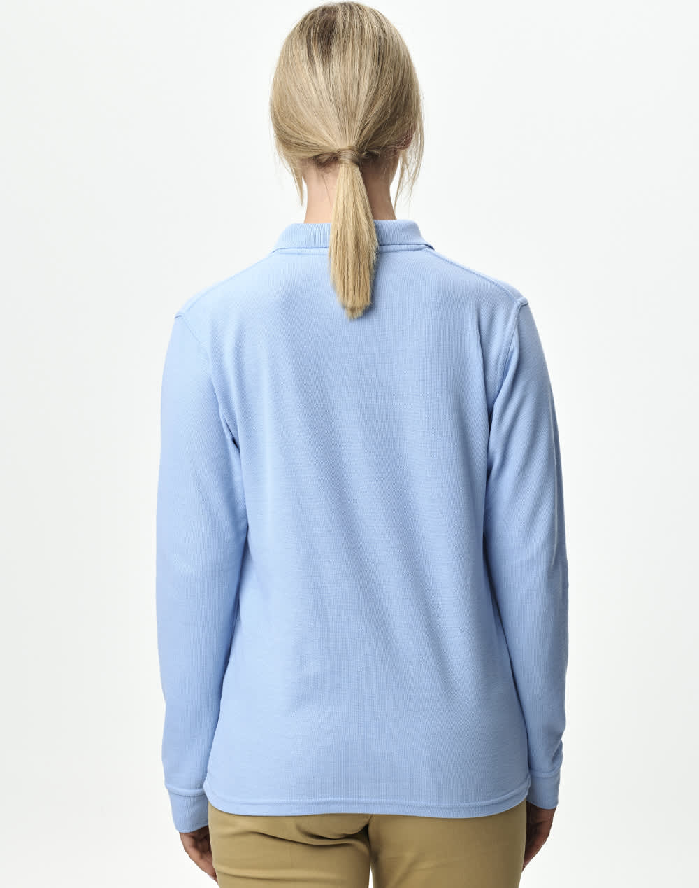 Unisex Poly/Cotton Pique Long Sleeve Polo PS12 | 