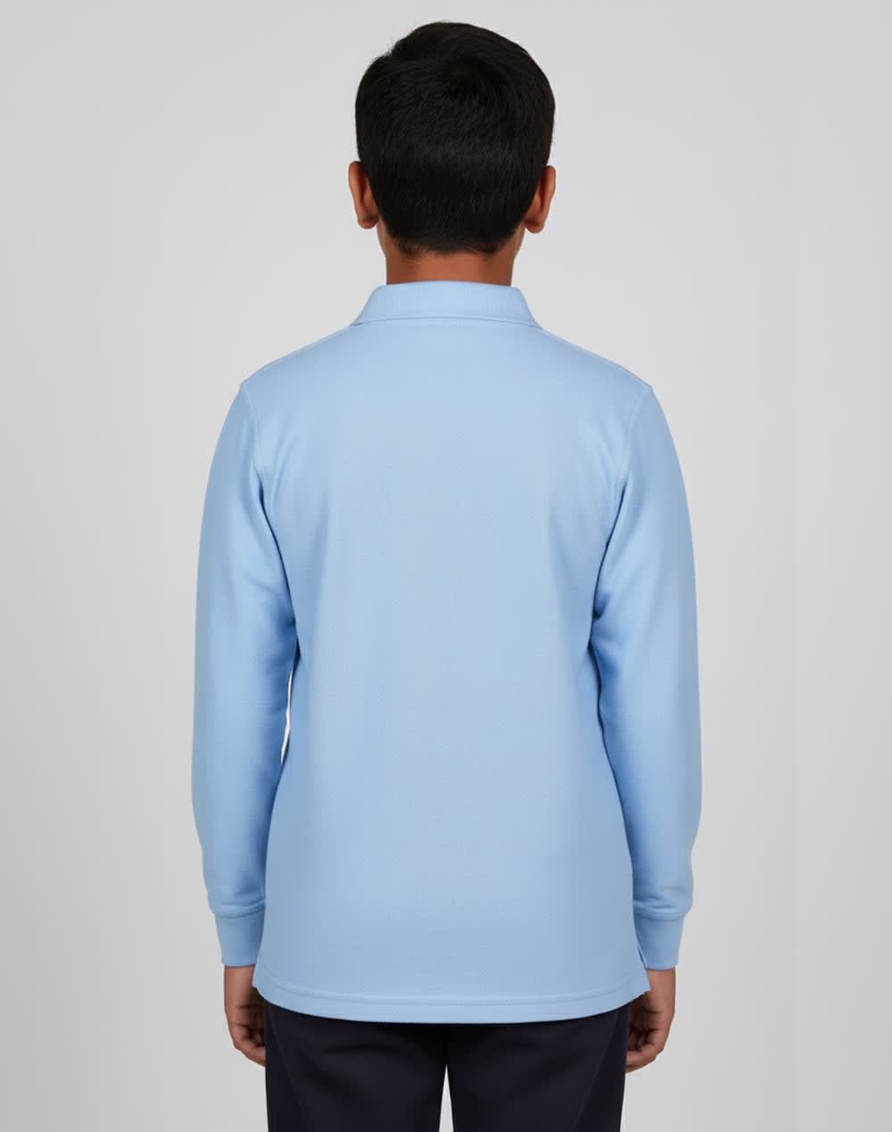 Kids' 240gsm Poly/Cotton Pique L/S Polo SH-PS12K