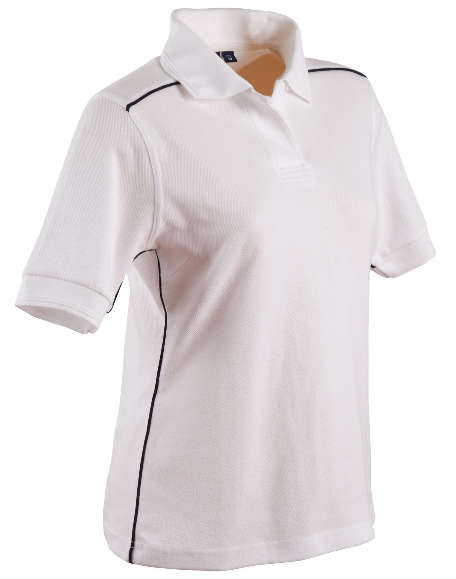 ladies' pure cotton contrast piping SH-PS26