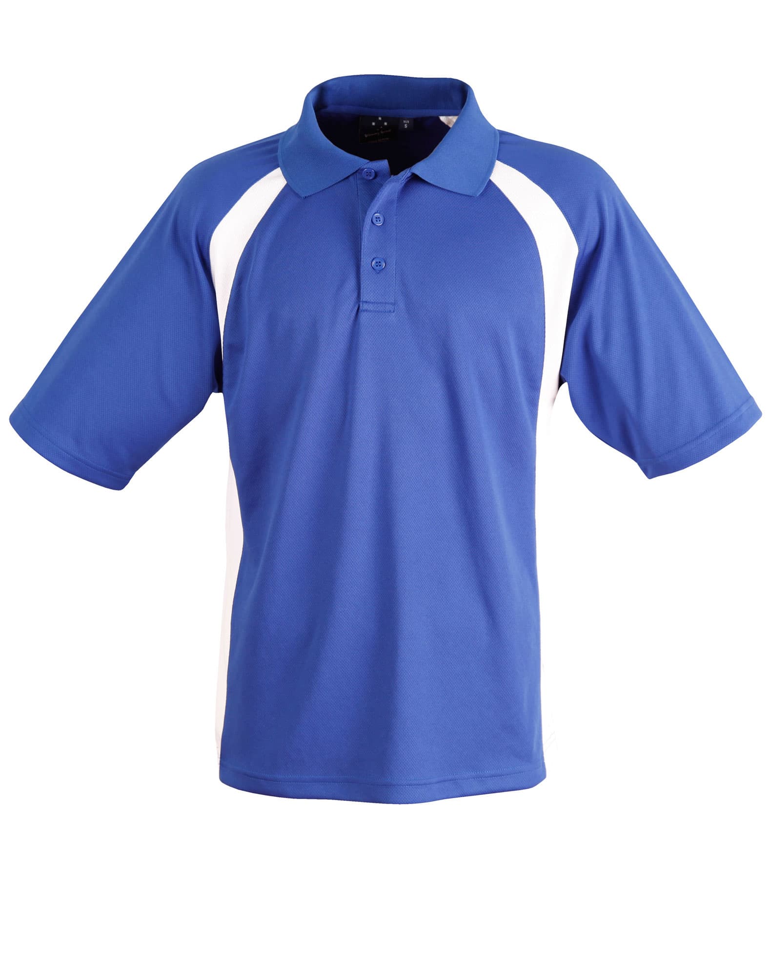 Mens CoolDry Micro-mesh Short Sleeve Polo PS30 | Royal/White