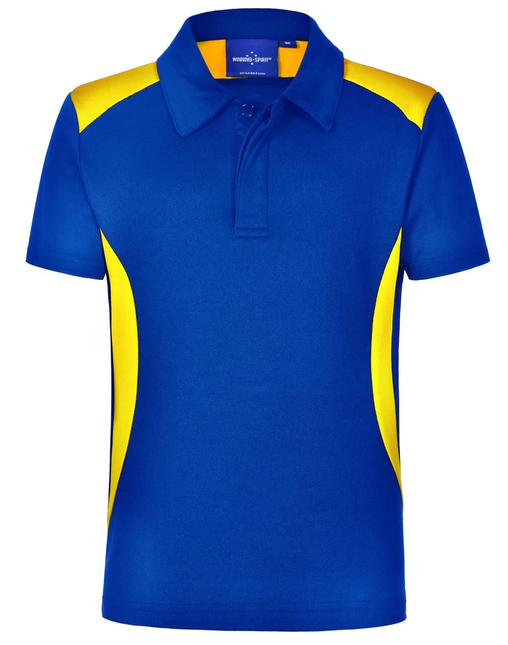 Kids TrueDry Contrast Short Sleeve Polo PS31K | Royal/Gold