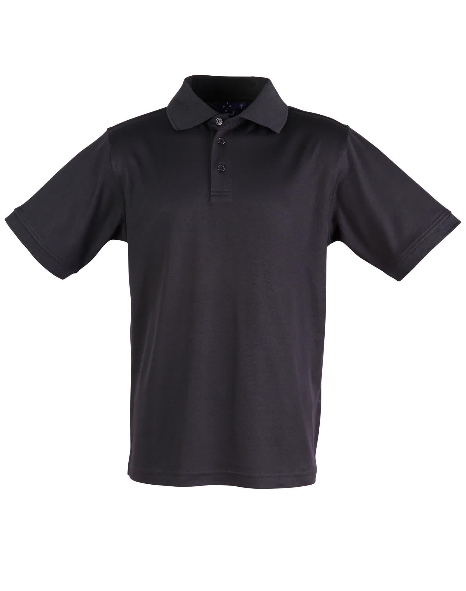 Mens TrueDry Short Sleeve Polo PS33 | Black