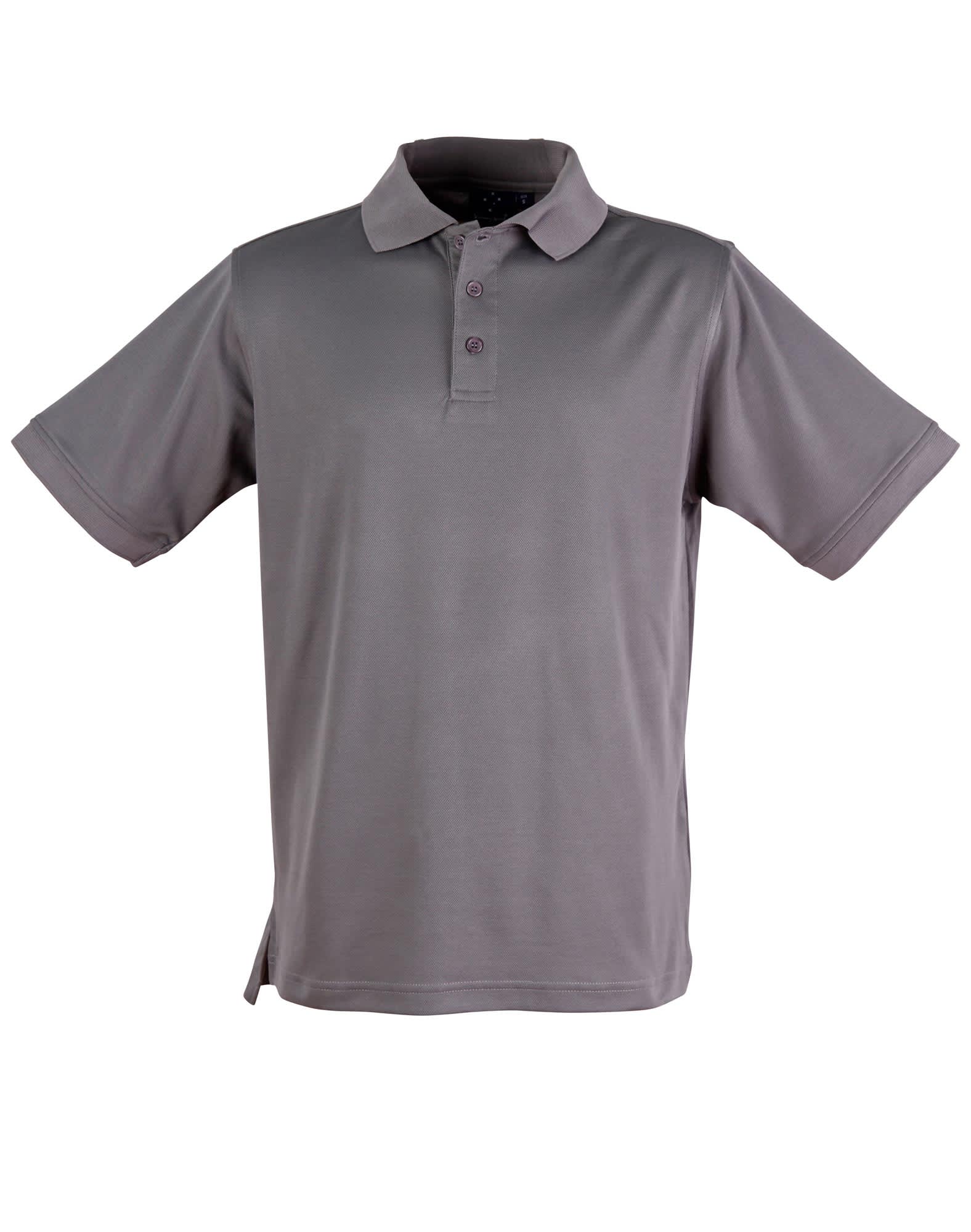 Mens TrueDry Short Sleeve Polo PS33 | Steel Grey