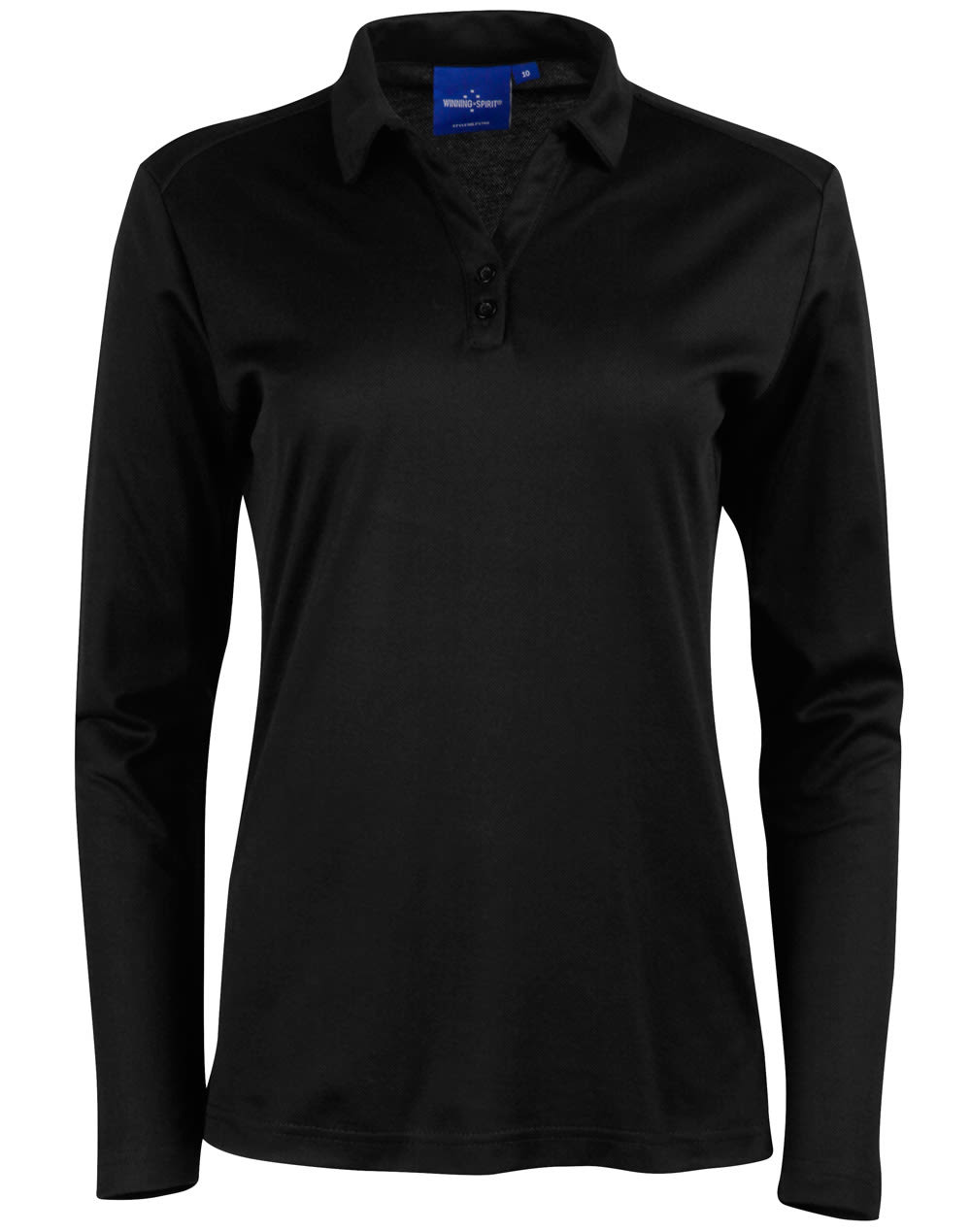 Ladies TrueDry Long Sleeve Polo PS36B | Black