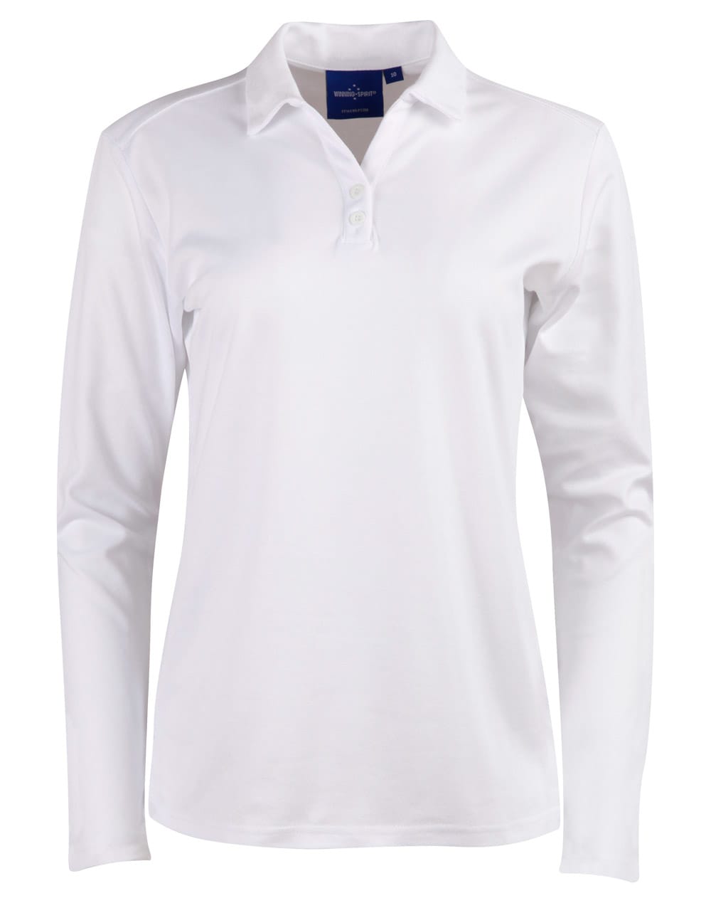 Ladies TrueDry Long Sleeve Polo PS36B | White