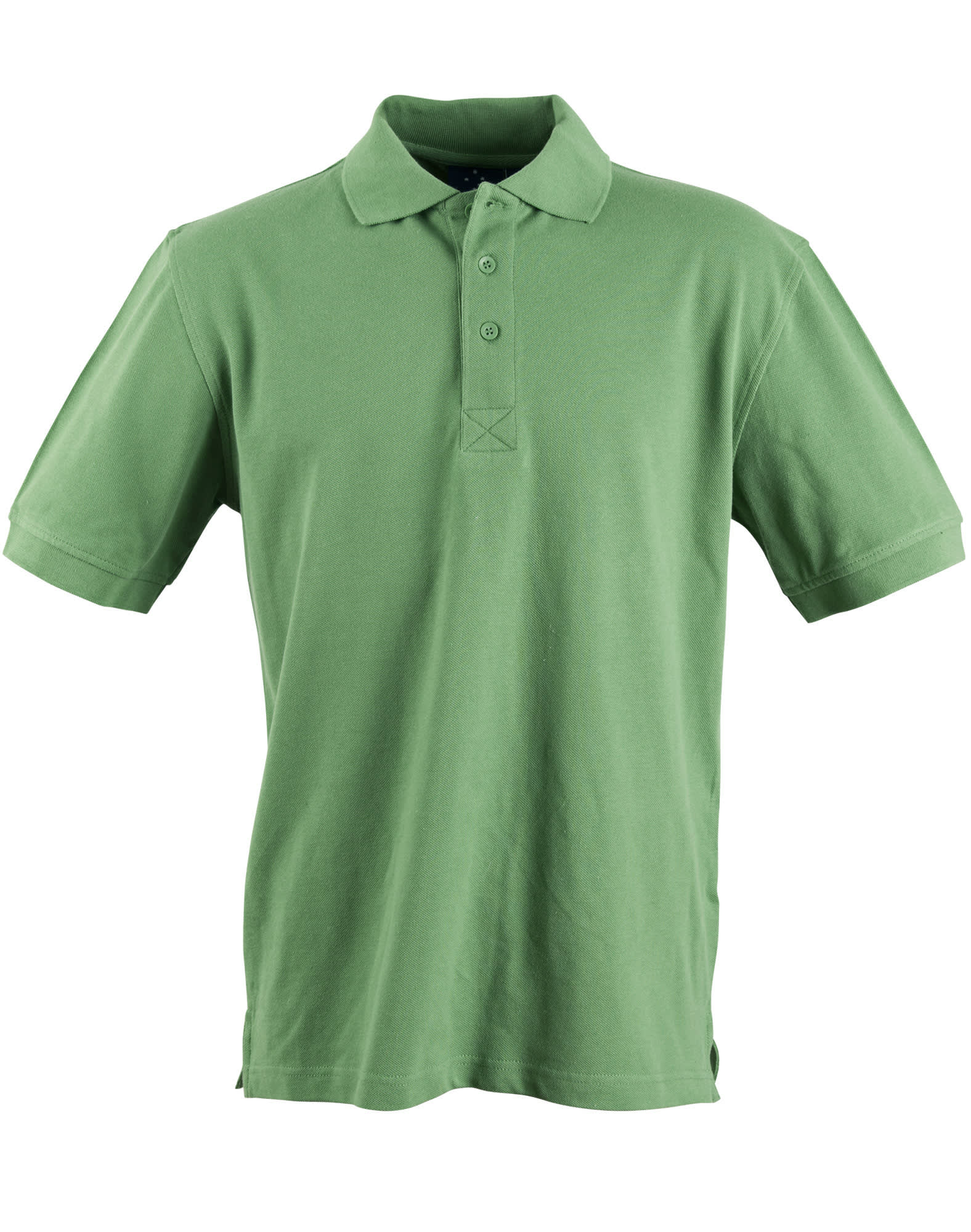 Mens Cotton Pique Knit Short Sleeve Polo PS39 | Green