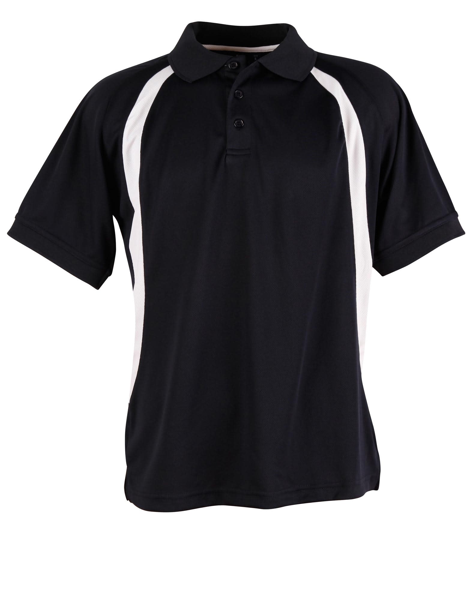 Mens CoolDry Mesh Contrast Short Sleeve Polo PS51 | Navy/White