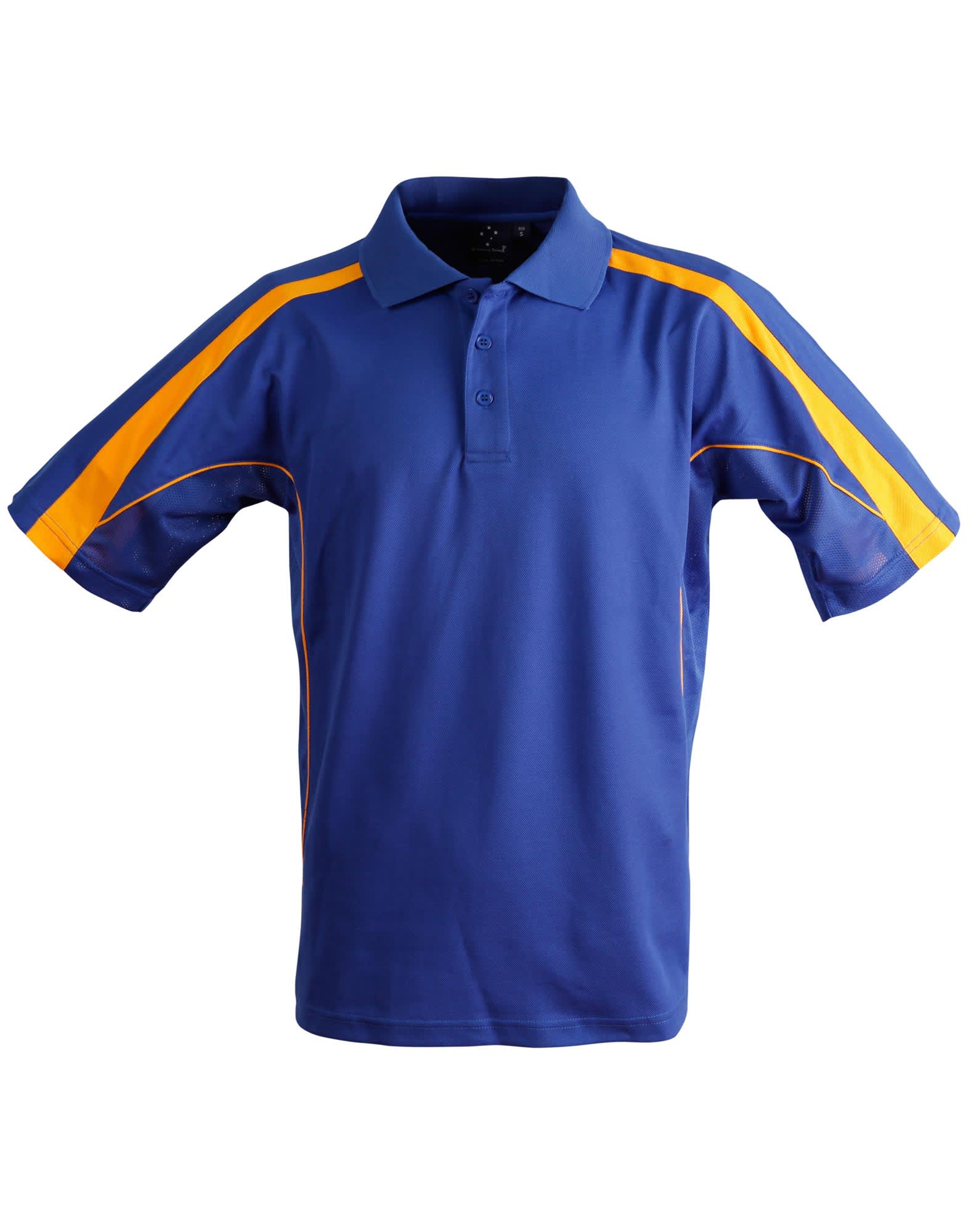 Kids TrueDry Fashion Short Sleeve Polo PS53K | Royal/Gold