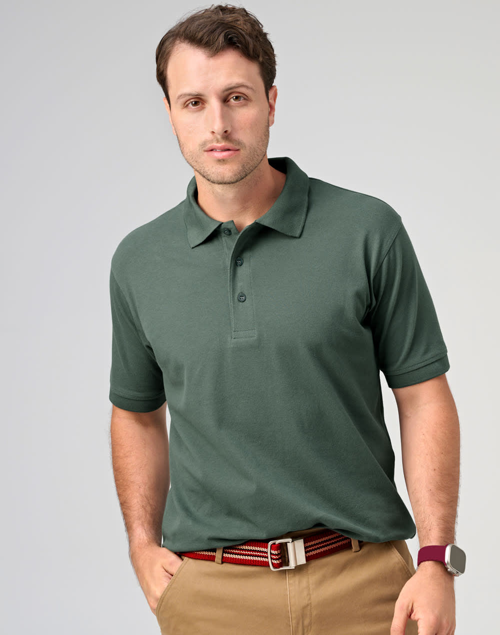 Men's cotton stretch polo SH-PS55