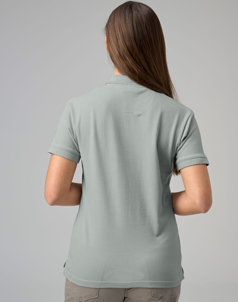 ladies cotton stretch polo SH-PS56