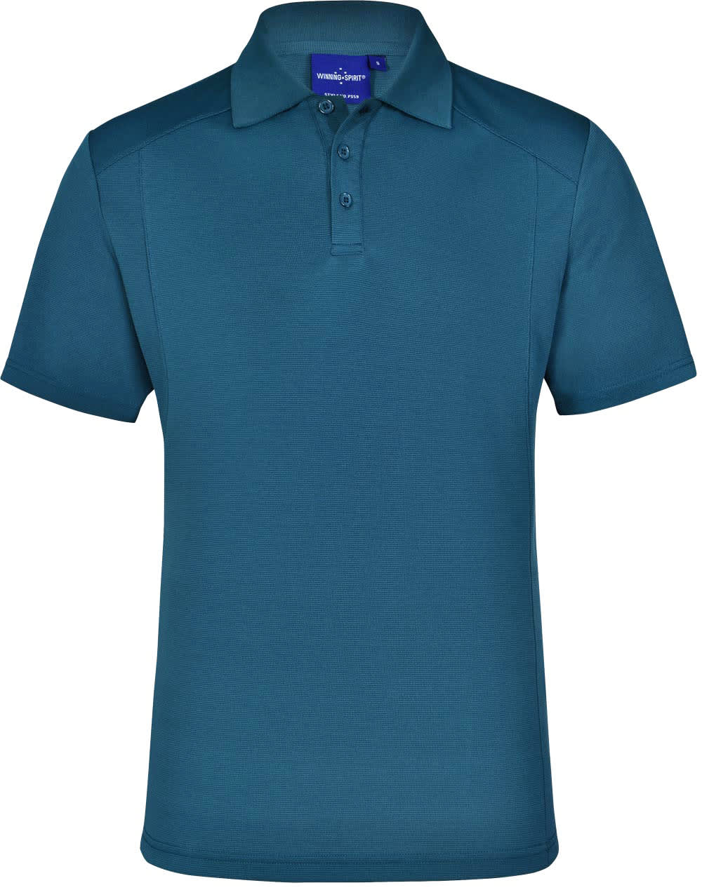 Mens Bamboo Charcoal Eco- Friendly Fabric Short Sleeve Polo PS59 | Aegean Blue