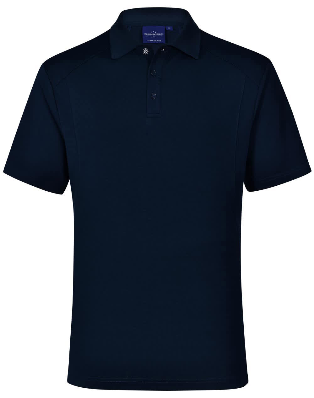 Mens Bamboo Charcoal Eco- Friendly Fabric Short Sleeve Polo PS59 | Navy