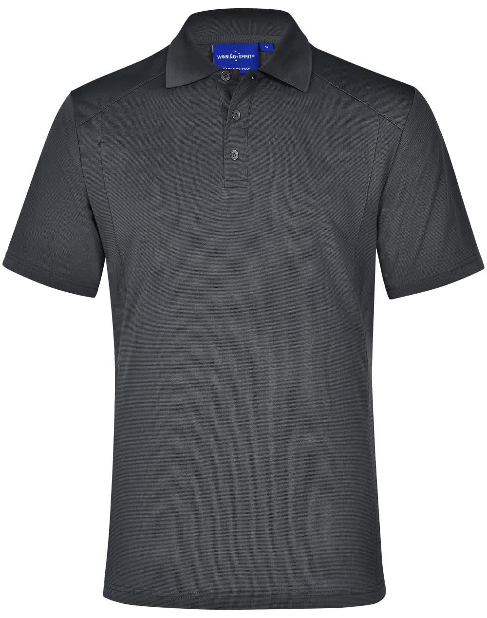 Mens Bamboo Charcoal Eco- Friendly Fabric Short Sleeve Polo PS59 | Storm Grey