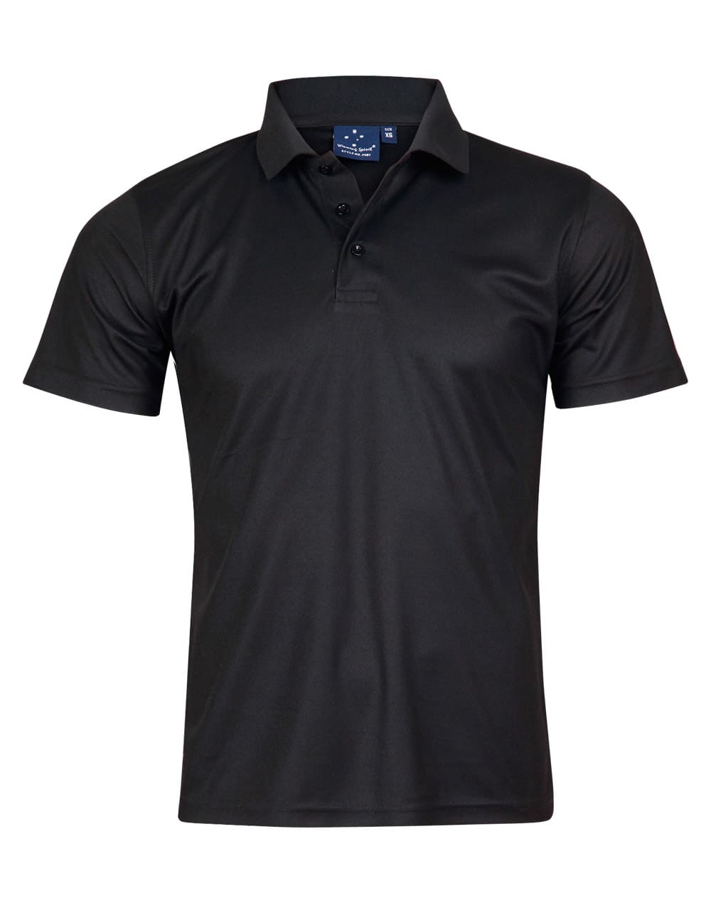 Kids CoolDry Polyester Piqu? Polo PS81K | Black