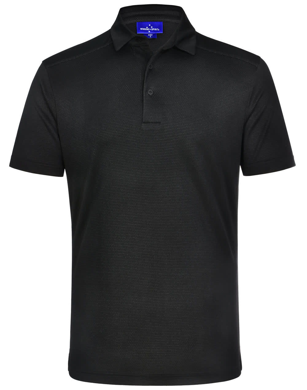 Mens Bamboo Charcoal Corporate Short Sleeve Polo PS87 | Black