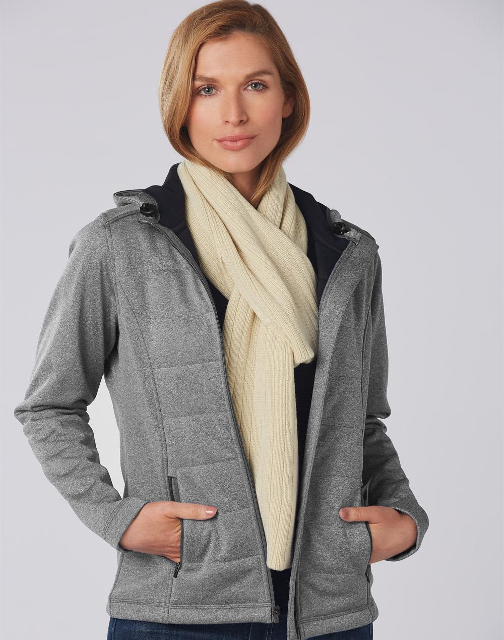 Cable Knit Scarf (Acrylic knit with cable row feature) - SCF02 Image 