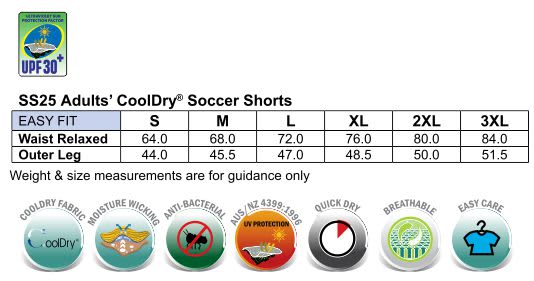 Adults CoolDry Soccer Shorts SS25 | 