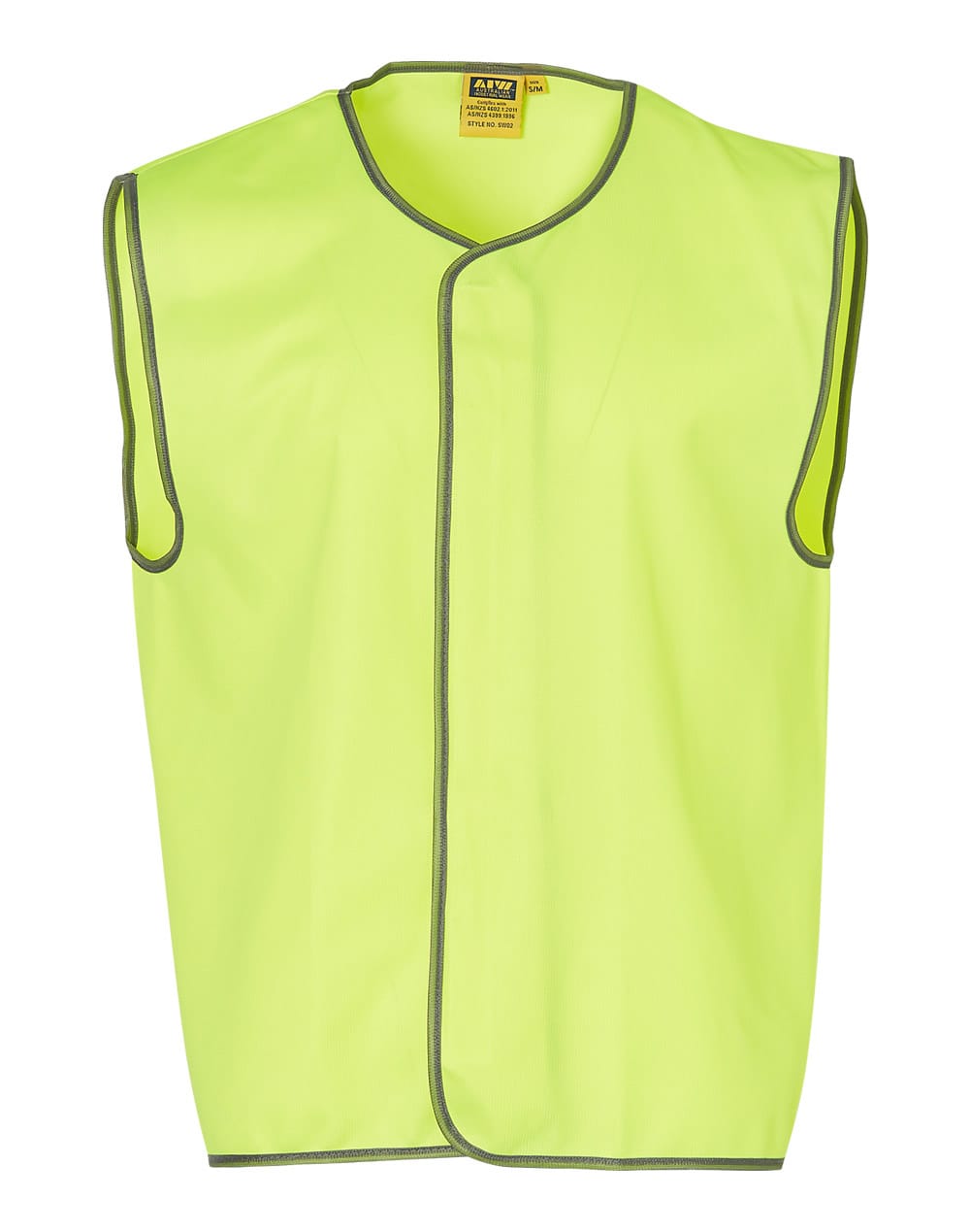 High Visibility Safety Vest SW02 | Fluoro Yellow