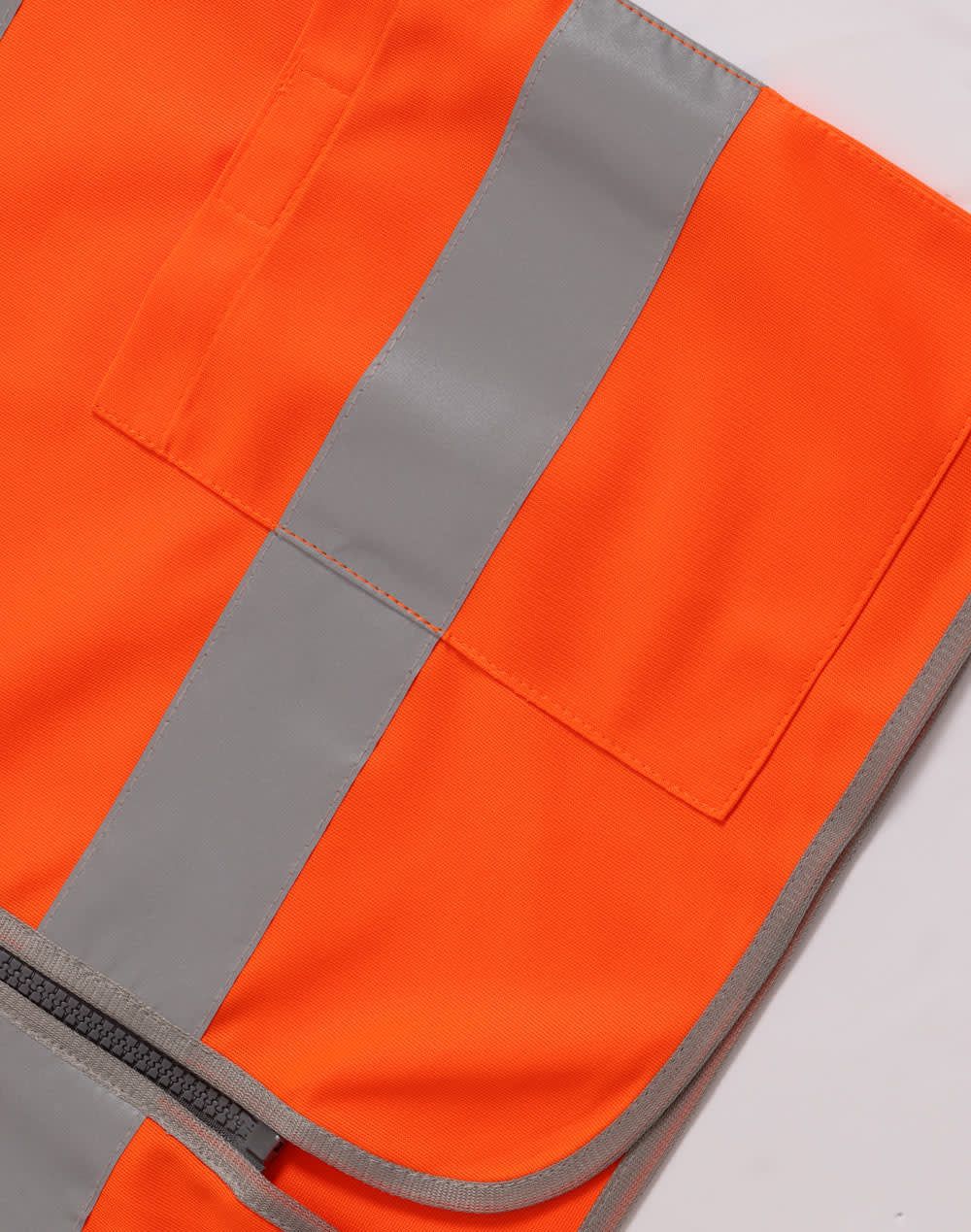 Hi Vis Safety Zip Vest With ID & Utility Pockets SH-SW04