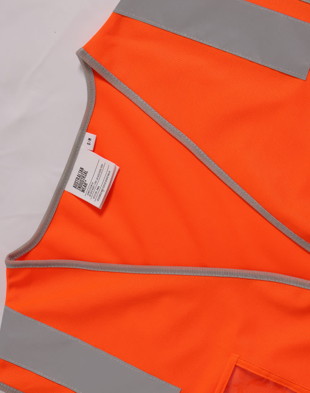 Hi Vis Safety Zip Vest With ID & Utility Pockets SH-SW04