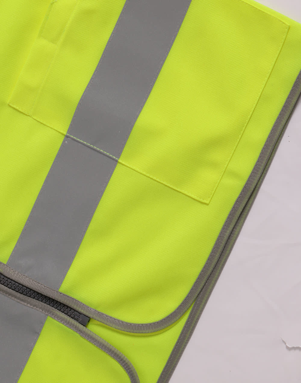 Hi Vis Safety Zip Vest With ID & Utility Pockets SH-SW04