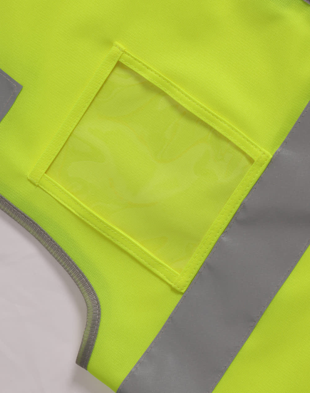 Hi Vis Safety Zip Vest With ID & Utility Pockets SH-SW04