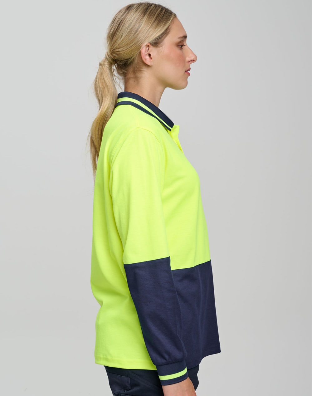 Hi-Vis truedry safety polo L/S SH-SW11