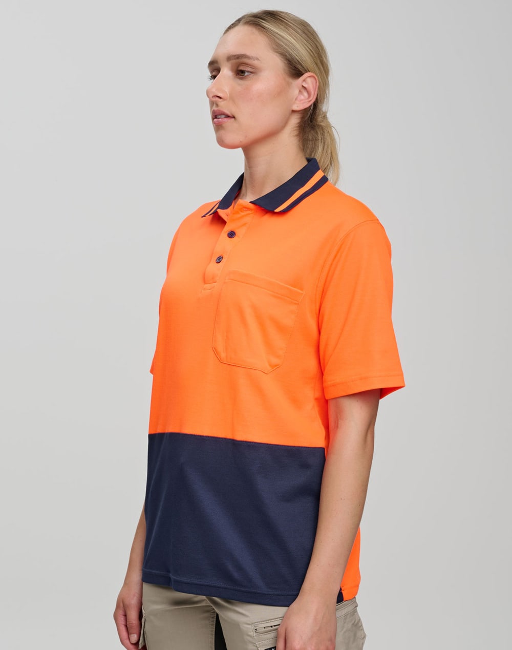 Hi-Vis truedry safety polo S/S SH-SW12